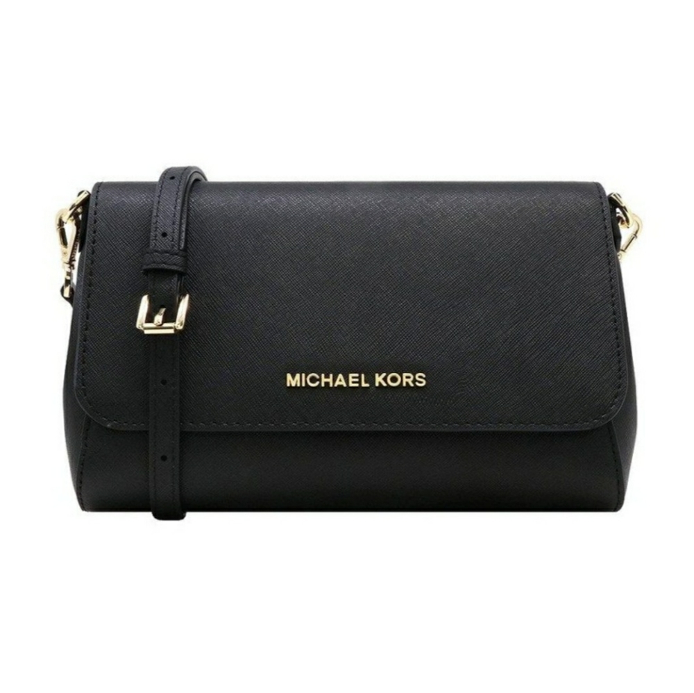 Michael Kors Medium Saffiano Leather Convertible Pouchette Crossbody Bag